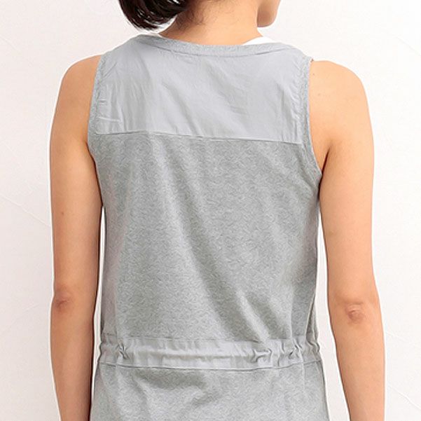 オーガニックコットン マキシ丈タンクドレス