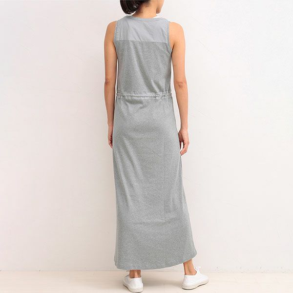 オーガニックコットン マキシ丈タンクドレス