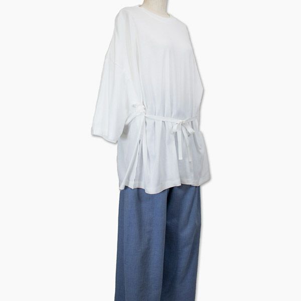 【SALE／30%OFF】オーガニックコットン ボックスTシャツ (7分袖)