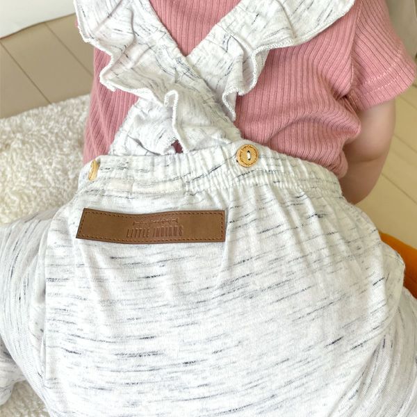 オーガニックコットン ベビーサロペットロンパース