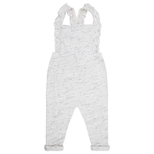 オーガニックコットン ベビーサロペットロンパース