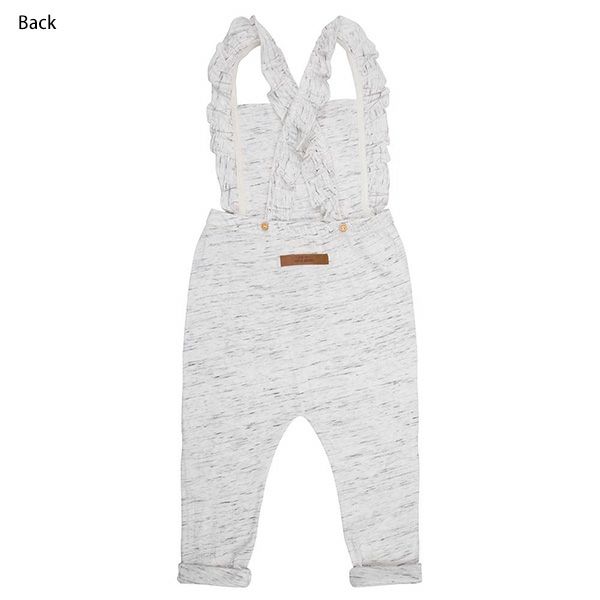 オーガニックコットン ベビーサロペットロンパース