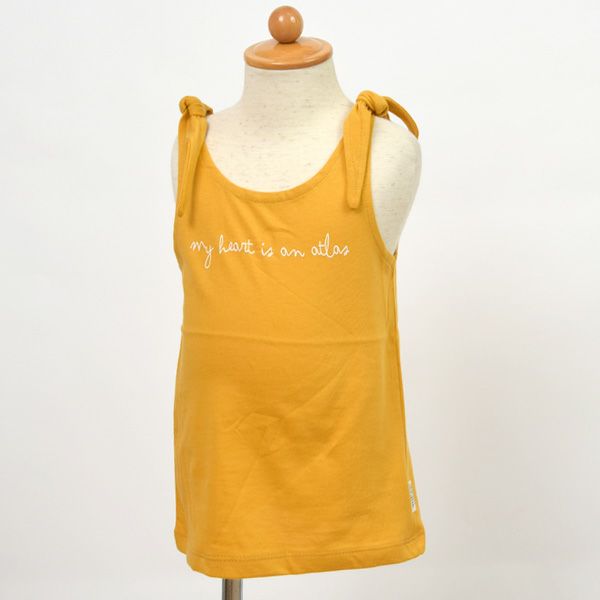 オーガニックコットン ベビータンクトップ My Heart is an Atlas