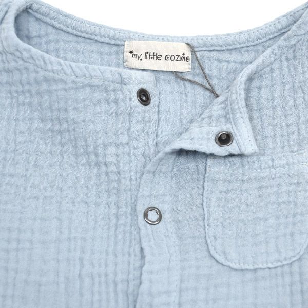 オーガニックコットン ベビーダブルガーゼノースリーブトップ