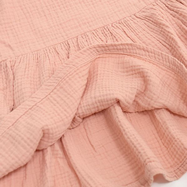 オーガニックコットン キッズダブルガーゼキャミソールドレス