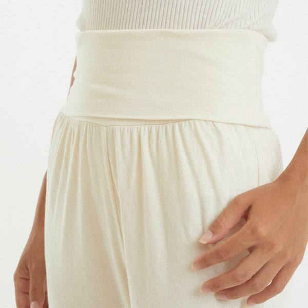 オーガニックコットン リリー腹巻レッグWパンツナチュラルM