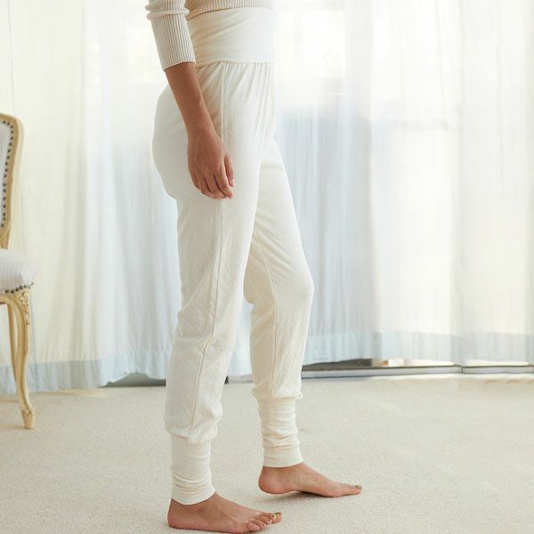 オーガニックコットン リリー腹巻レッグWパンツナチュラルM