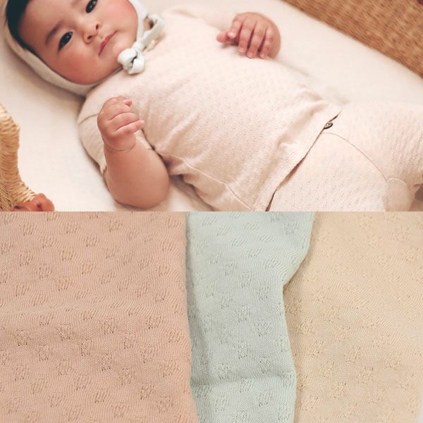 オーガニックコットン ベビーポインテルTシャツ（半袖）