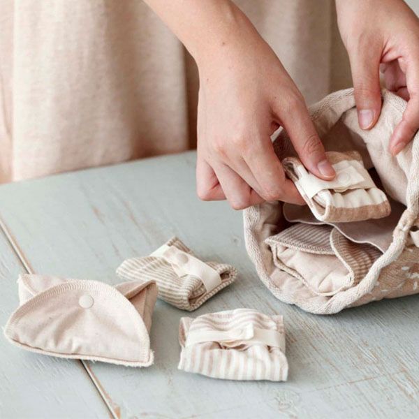 オーガニックコットン リトル布ナプキン ハート