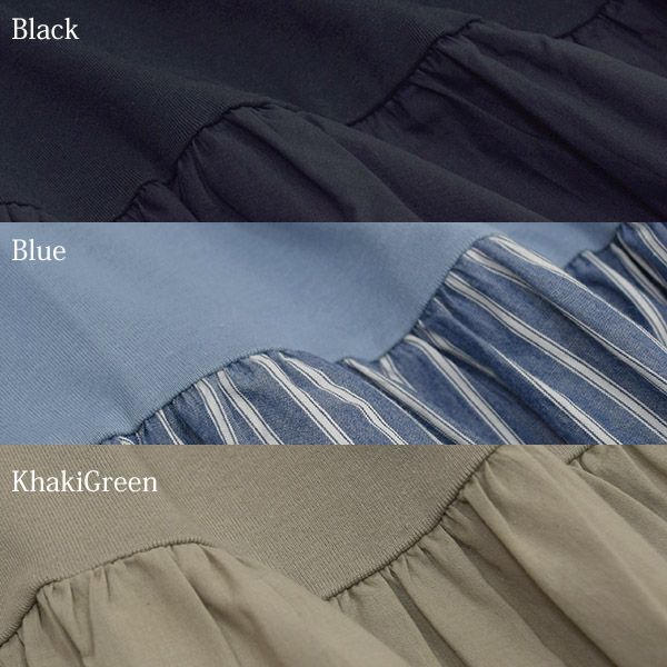 オーガニックコットン ノースリーブコンビドレス