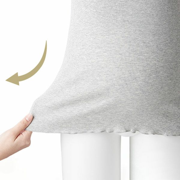 オーガニックコットン 肌にやさしいリブ腹巻き