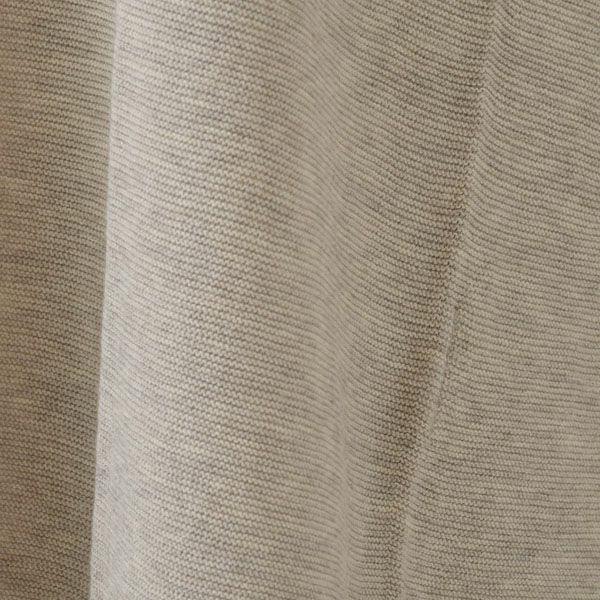 オーガニックコットン＆ヤク ガータードルマンロングカーディ グレー M