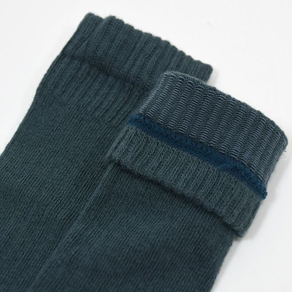 【SALE／30%OFF】 オーガニックコットン ベビー リブハイソックス