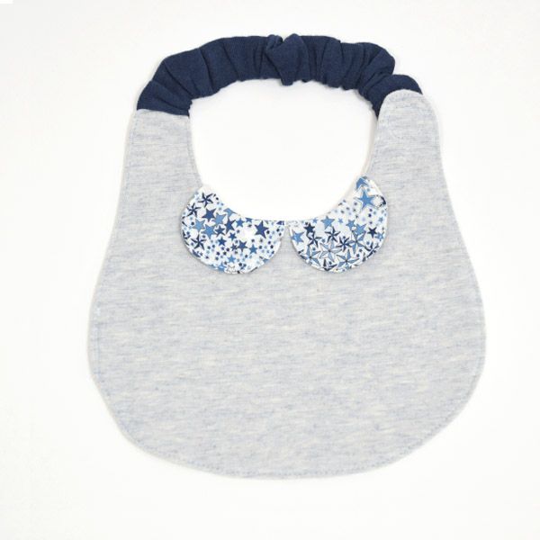 オーガニックコットン おむつケーキ リバティ 星柄アデラジャブルー