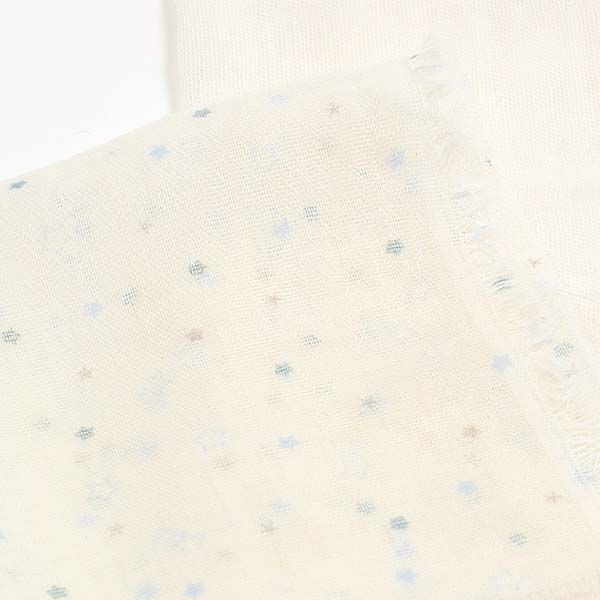 オーガニックコットン おむつケーキ リバティ 星柄アデラジャブルー