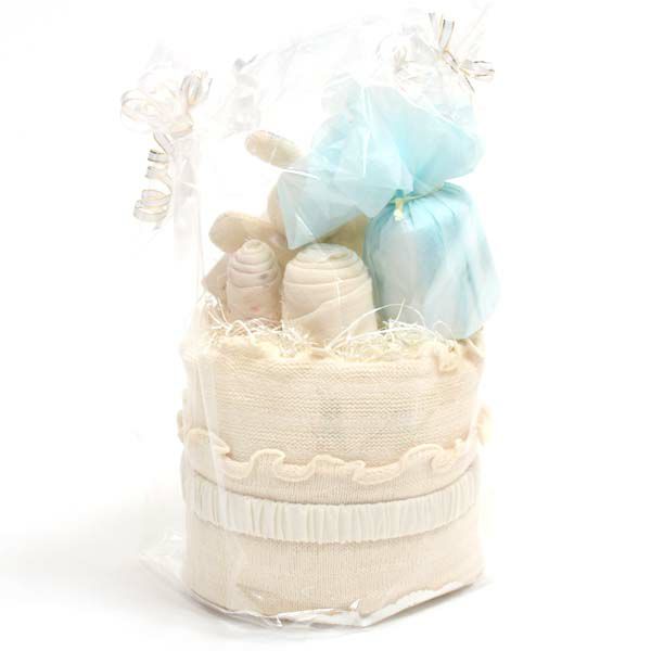 オーガニックコットン おむつケーキ リバティ ミシェルピンク