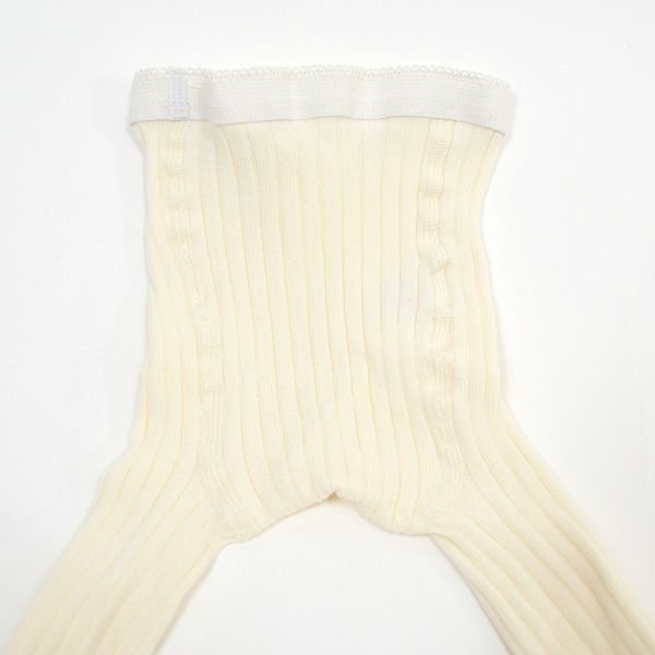 【SALE／30%OFF】 オーガニックコットン キッズリブタイツ