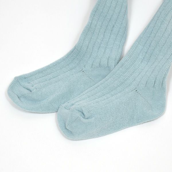 【SALE／30%OFF】 オーガニックコットン キッズリブタイツ