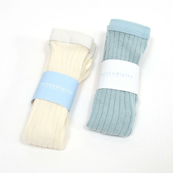 【SALE／30%OFF】 オーガニックコットン キッズリブタイツ
