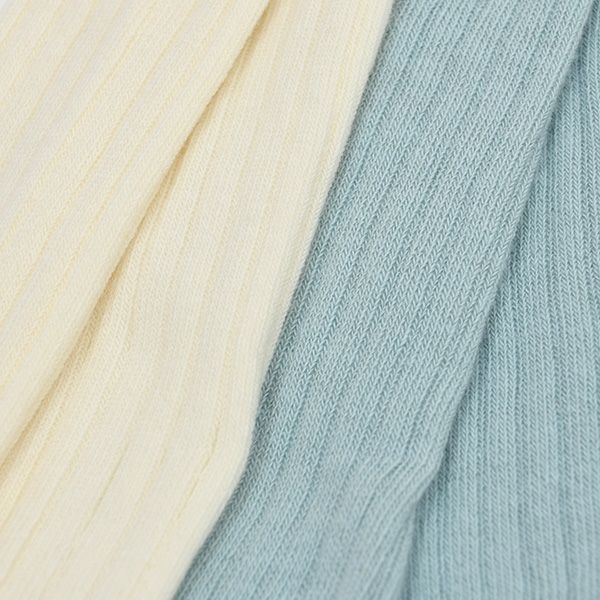 【SALE／30%OFF】 オーガニックコットン キッズリブタイツ