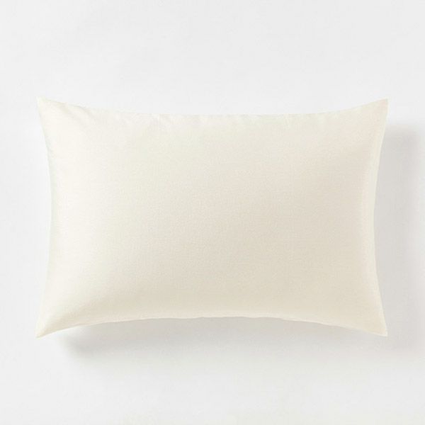 オーガニックコットン サテンピローケース ナチュラル45×85