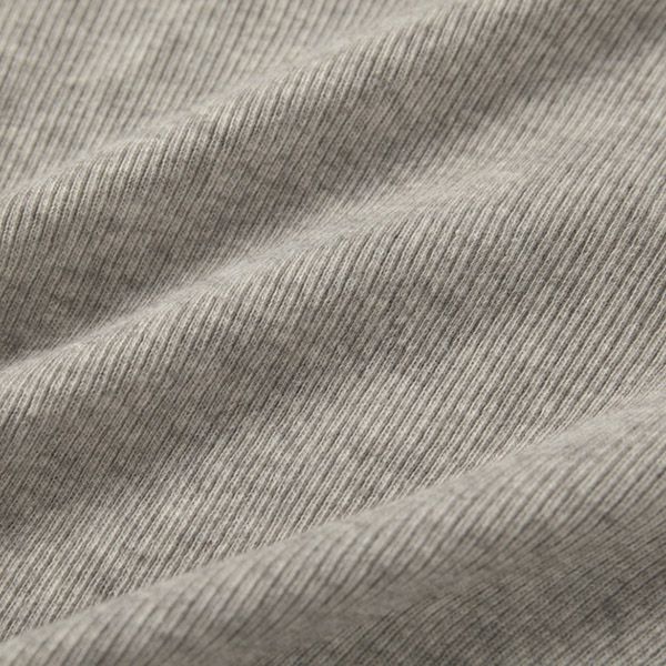 オーガニックコットン＆ヤク チューブテレコタートル(長袖)グレー M