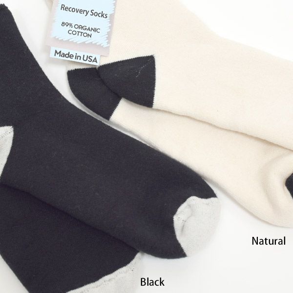 オーガニックコットン リカバリー クルーソックス