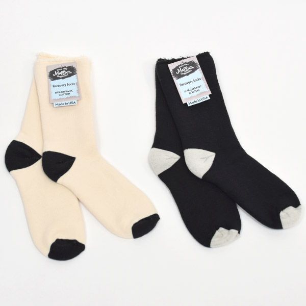 オーガニックコットン リカバリー クルーソックス