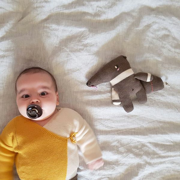 【SALE／30%OFF】 オーガニックコットン あみぐるみ YURU-TheGiantAnteater