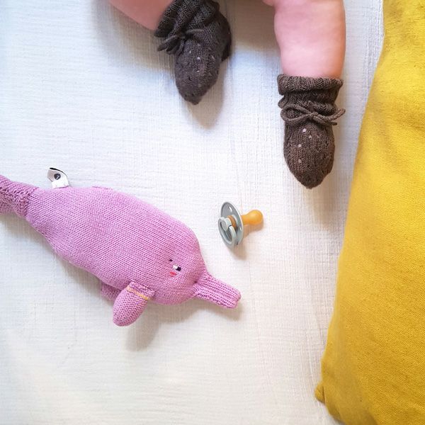 【SALE／30%OFF】 オーガニックコットン あみぐるみ BOTO-TheAmazonPinkDolphin