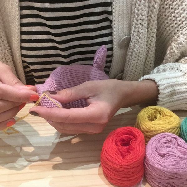 【SALE／30%OFF】 オーガニックコットン あみぐるみ BOTO-TheAmazonPinkDolphin