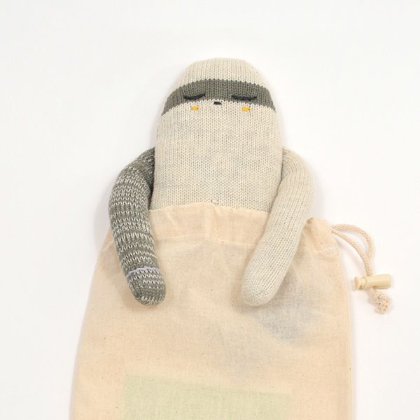 【SALE／30%OFF】 オーガニックコットン あみぐるみ Ai-TheThree-ToedSloth