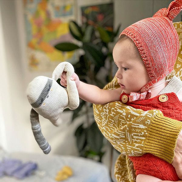 【SALE／30%OFF】 オーガニックコットン あみぐるみ Ai-TheThree-ToedSloth