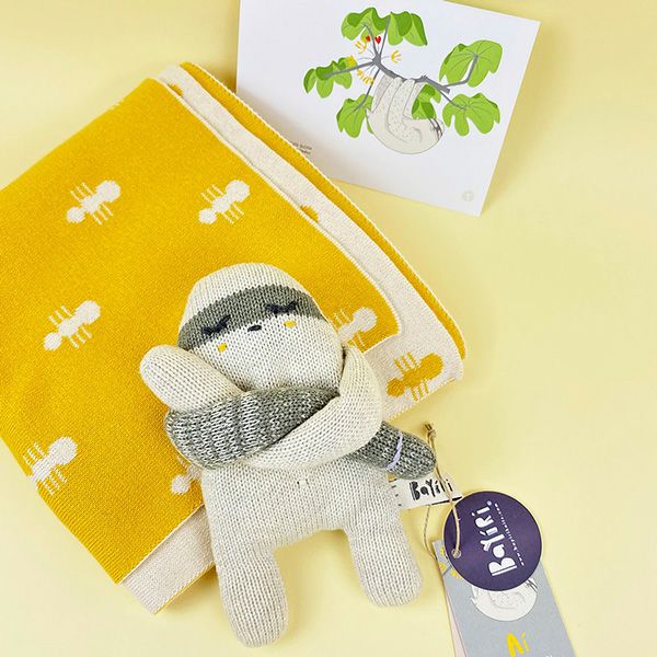 【SALE／30%OFF】 オーガニックコットン あみぐるみ Ai-TheThree-ToedSloth