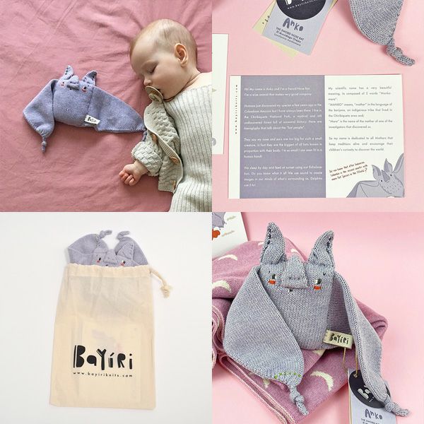 【SALE／30%OFF】 オーガニックコットン あみぐるみ ANKO-TheSwordNoseBat