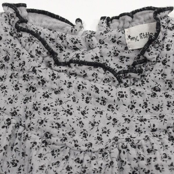 【SALE／20%OFF】オーガニックコットン ベビー ガーゼブラウス＆ブルマ LIBERTY(長袖)