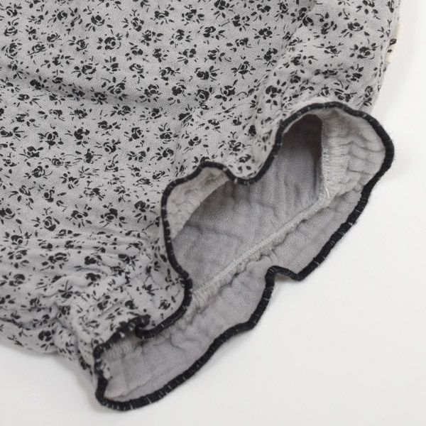 【SALE／20%OFF】オーガニックコットン ベビー ガーゼブラウス＆ブルマ LIBERTY(長袖)