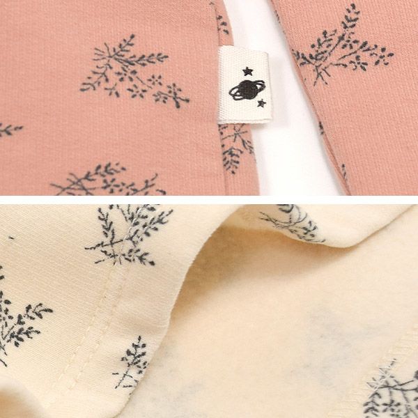 【SALE／40%OFF】オーガニックコットン キッズ 裏起毛スウェットシャツ BLOOM(長袖)
