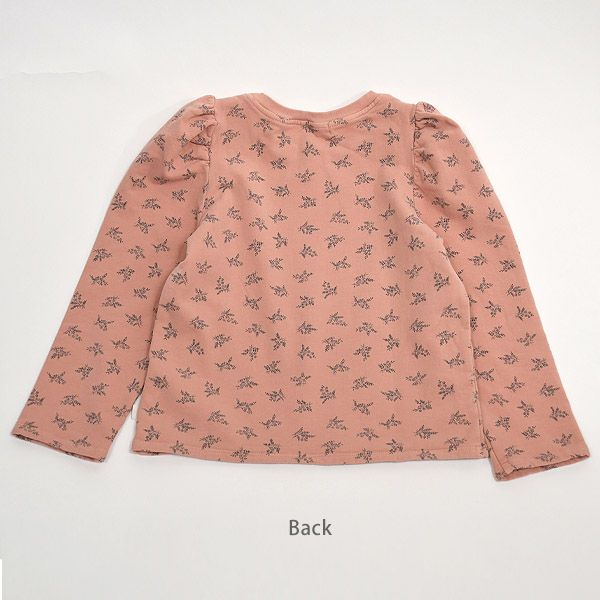 【SALE／40%OFF】オーガニックコットン キッズ 裏起毛スウェットシャツ BLOOM(長袖)