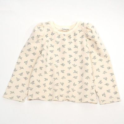 【SALE／40%OFF】オーガニックコットン キッズ 裏起毛スウェットシャツ BLOOM(長袖)