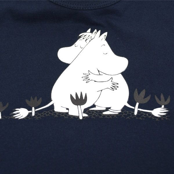 オーガニックコットン キッズムーミンTシャツ ハグ