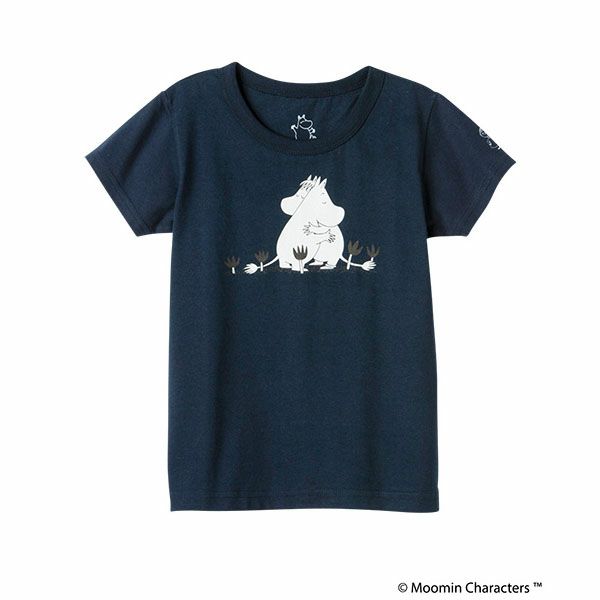 オーガニックコットン キッズムーミンTシャツ ハグ
