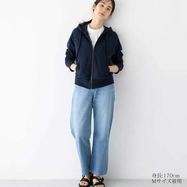 オーガニックコットン ミニ裏毛パーカー