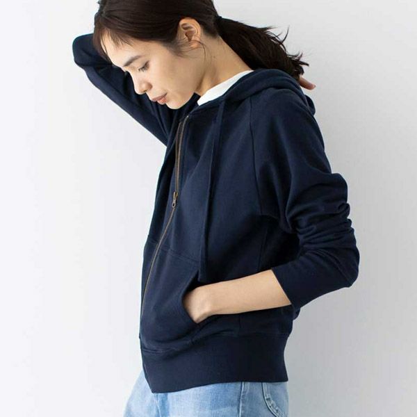 オーガニックコットン ミニ裏毛パーカー