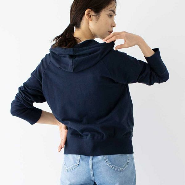 オーガニックコットン ミニ裏毛パーカー