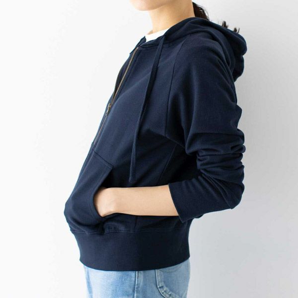 オーガニックコットン ミニ裏毛パーカー