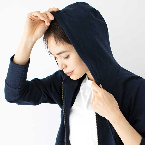 オーガニックコットン ミニ裏毛パーカー