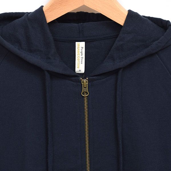 オーガニックコットン ミニ裏毛パーカー