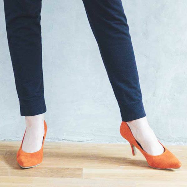 オーガニックコットン ミニ裏毛スリムパンツ