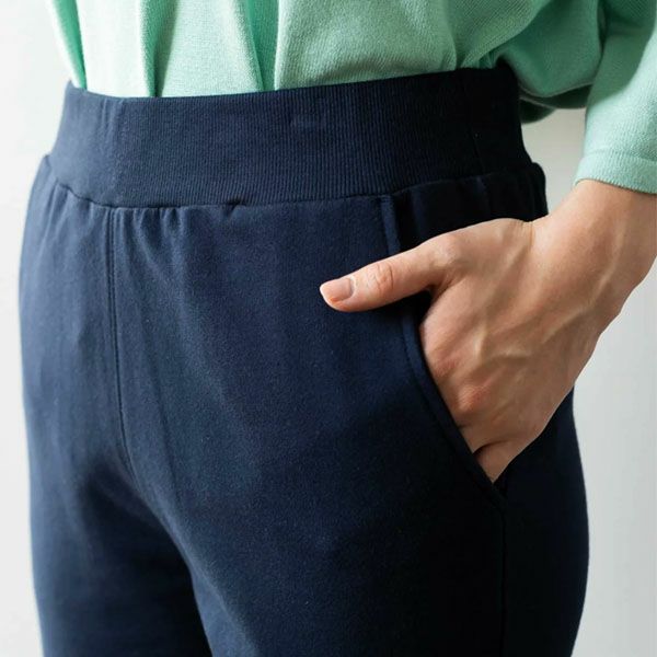 オーガニックコットン ミニ裏毛スリムパンツ